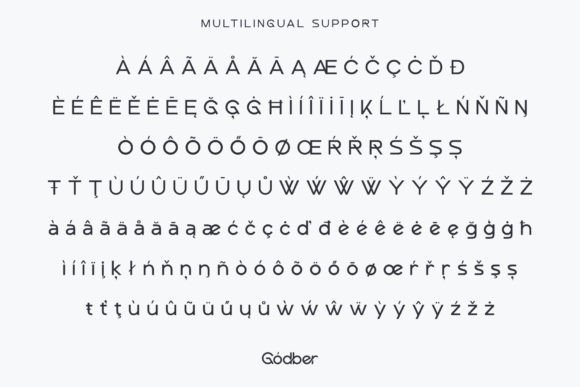 Godber Font - Preview 3