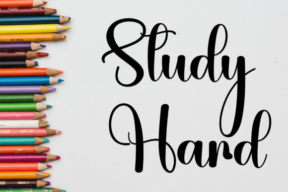 Hallo Teacher Font Font PNG with transparent background - Preview 6