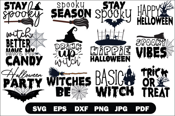 Halloween SVG Bundle Design Graphic by DesignCreator99 · Creative Fabrica
