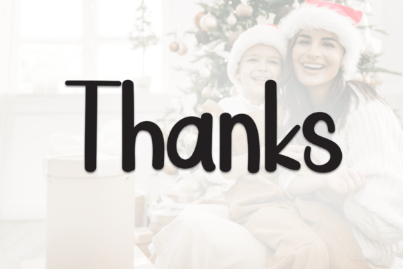 Happy Christmas Font - Preview 6