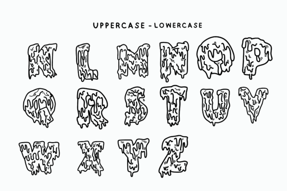 Ice Melting Font - Preview 5