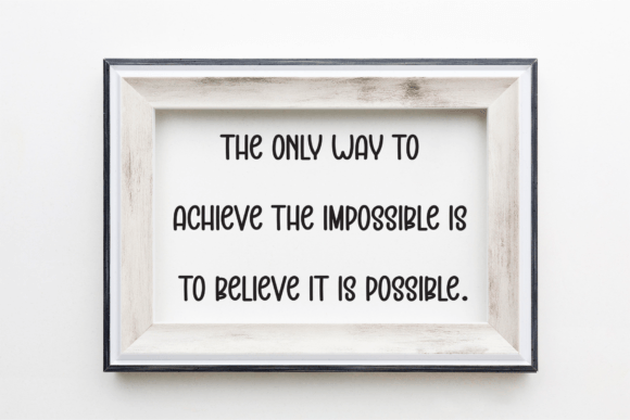 Lovely Alone Font PNG with transparent background - Preview 2
