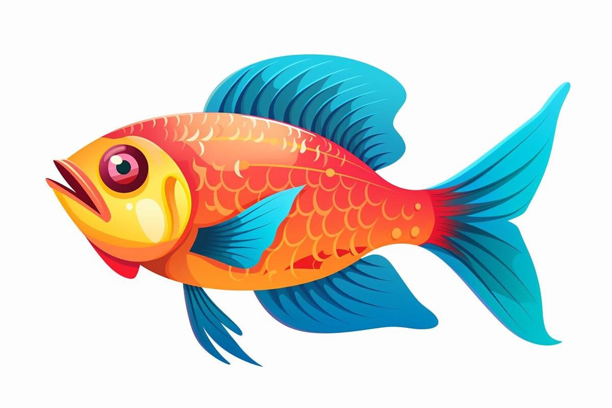 Marine Clipart Fish Interior Design Graphic by Ranya Art Studio ...