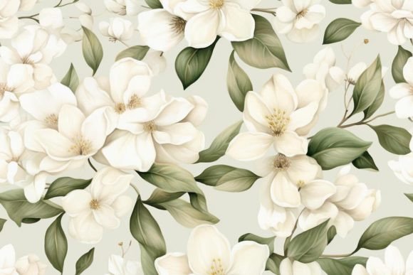 Beige Petals Pattern