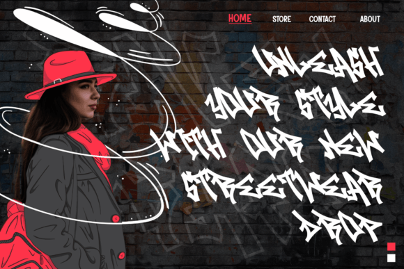 Raven Graff Font PNG with transparent background - Preview 2