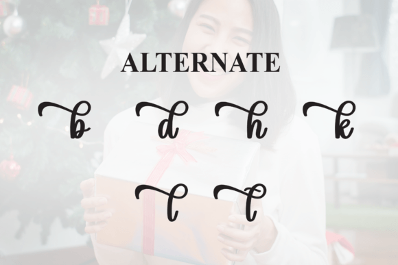 Smile Christmas Font font preview - 6