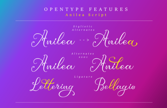 Anilea Font - Preview 2