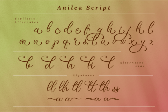 Anilea Font - Preview 3