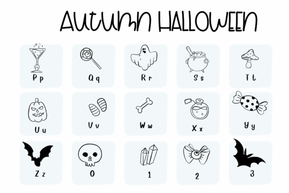 Autumn Halloween Font - Preview 2