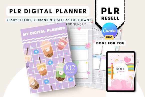 Best-Selling PLR Canva Digital Planner