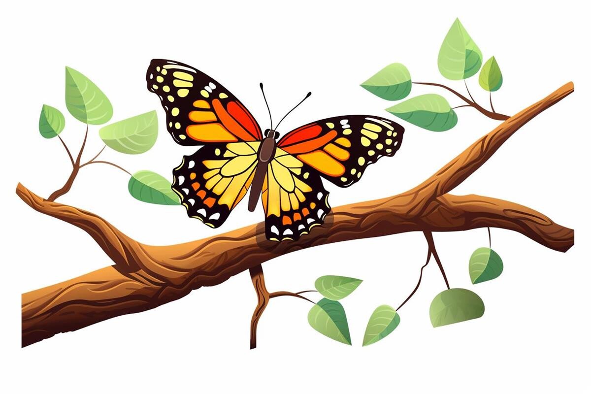 Butterfly Graphic Design Graphic by Ranya Art Studio · Creative Fabrica