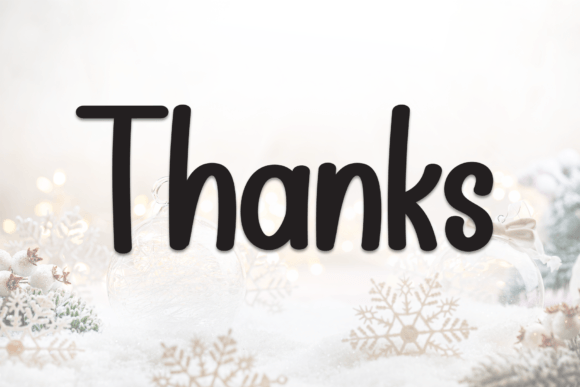 Christmas Winter Font - Preview 6