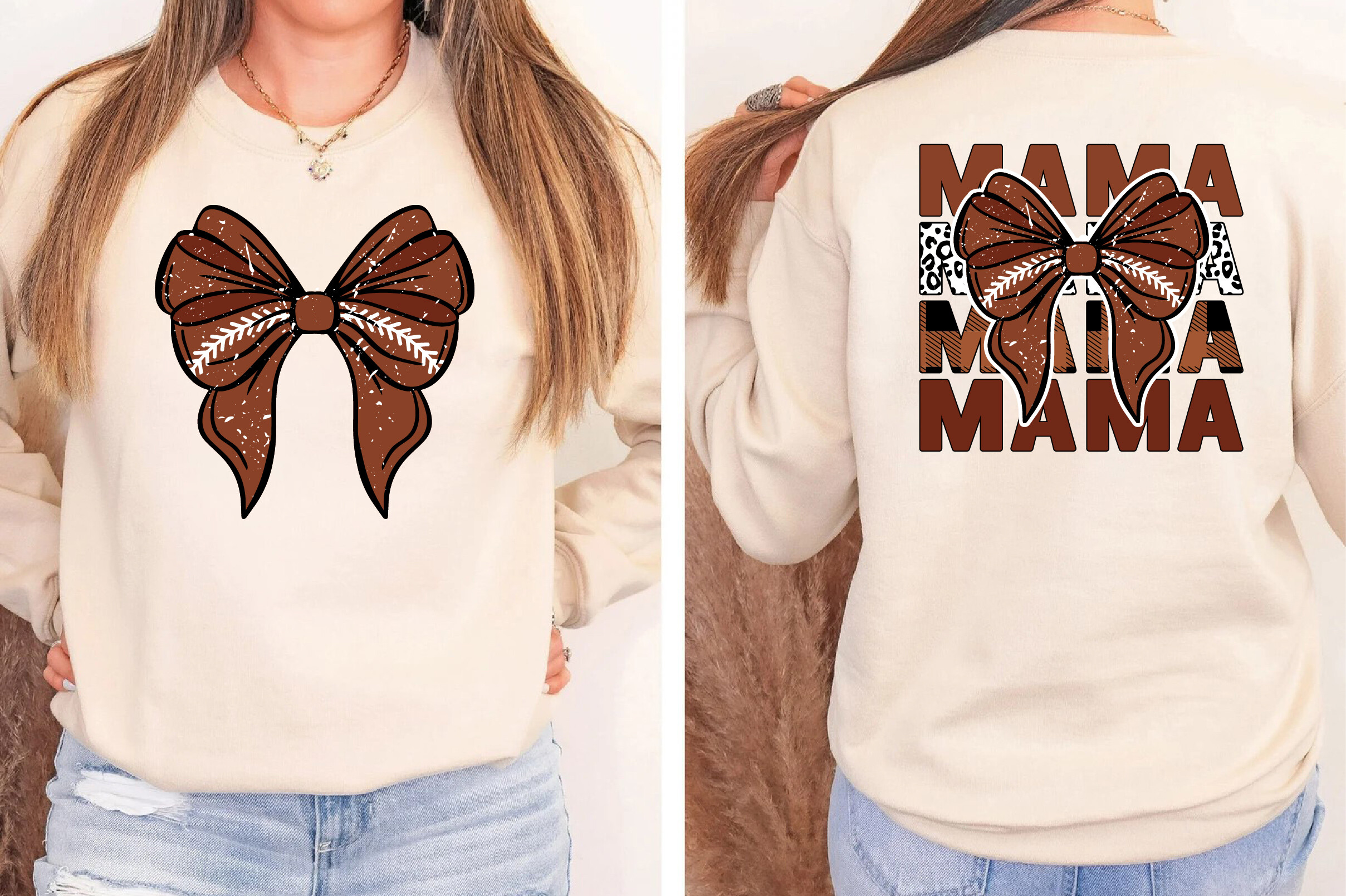 Coquette Football Mama Bow PNG Graphic by BlackCraft · Creative Fabrica
