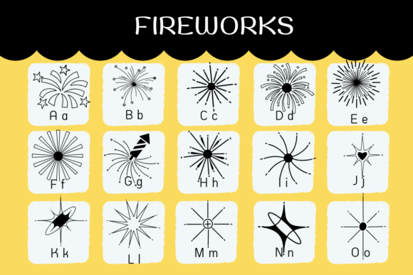 Fireworks Font - Preview 1