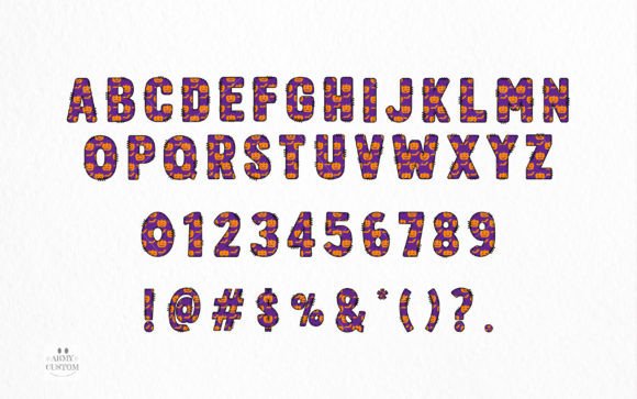 Halloween Army Set Font - Preview 1