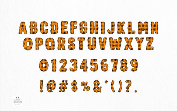 Halloween Army Set Font - Preview 2