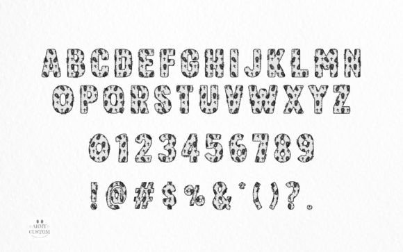 Halloween Army Set Font - Preview 4