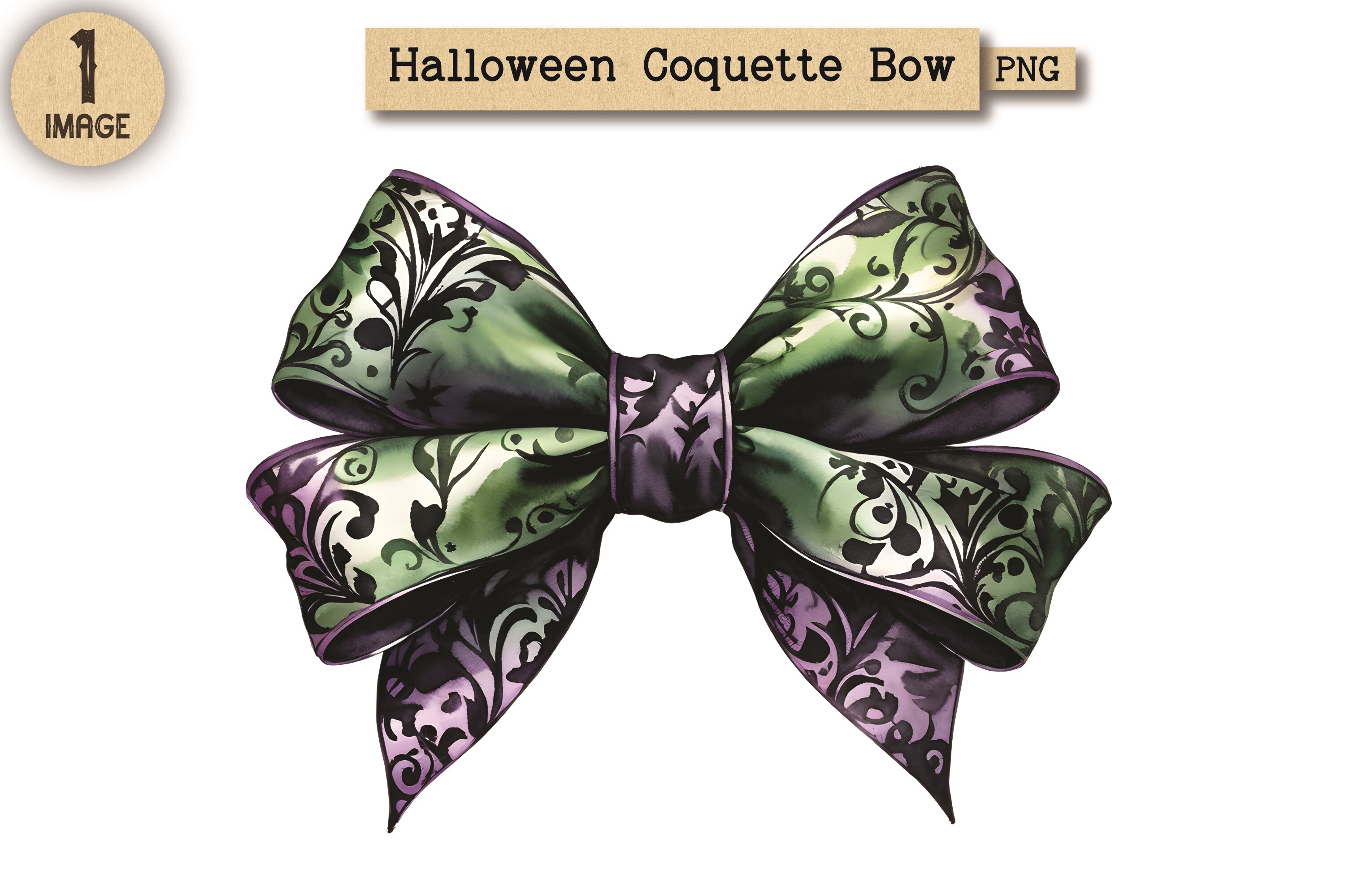 Halloween Coquette Bow PNG Clipart 12 Graphic by VintageRetroCafe ...