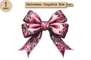 Halloween Coquette Bow PNG Clipart 28 Graphic by VintageRetroCafe ...