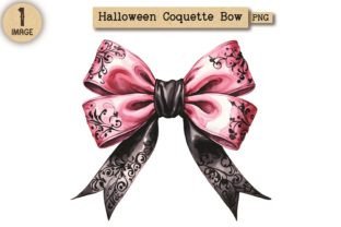 Halloween Coquette Bow PNG Clipart 33 Graphic by VintageRetroCafe ...
