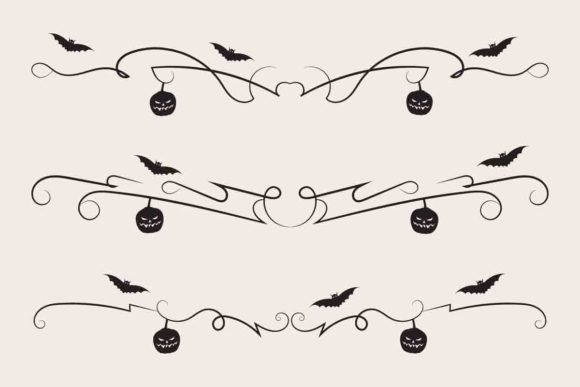 Halloween Flourish Dividers