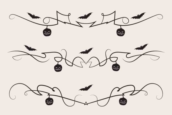 Halloween Flourish Dividers