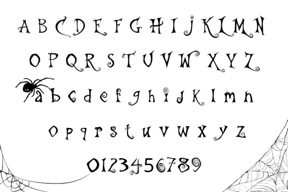 Haunted House Font - Preview 1
