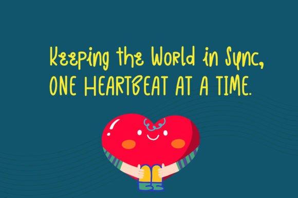 Heart Beat Font Font - Preview 3