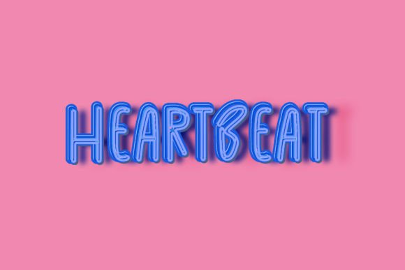 Heart Beat Font Font - Preview 5
