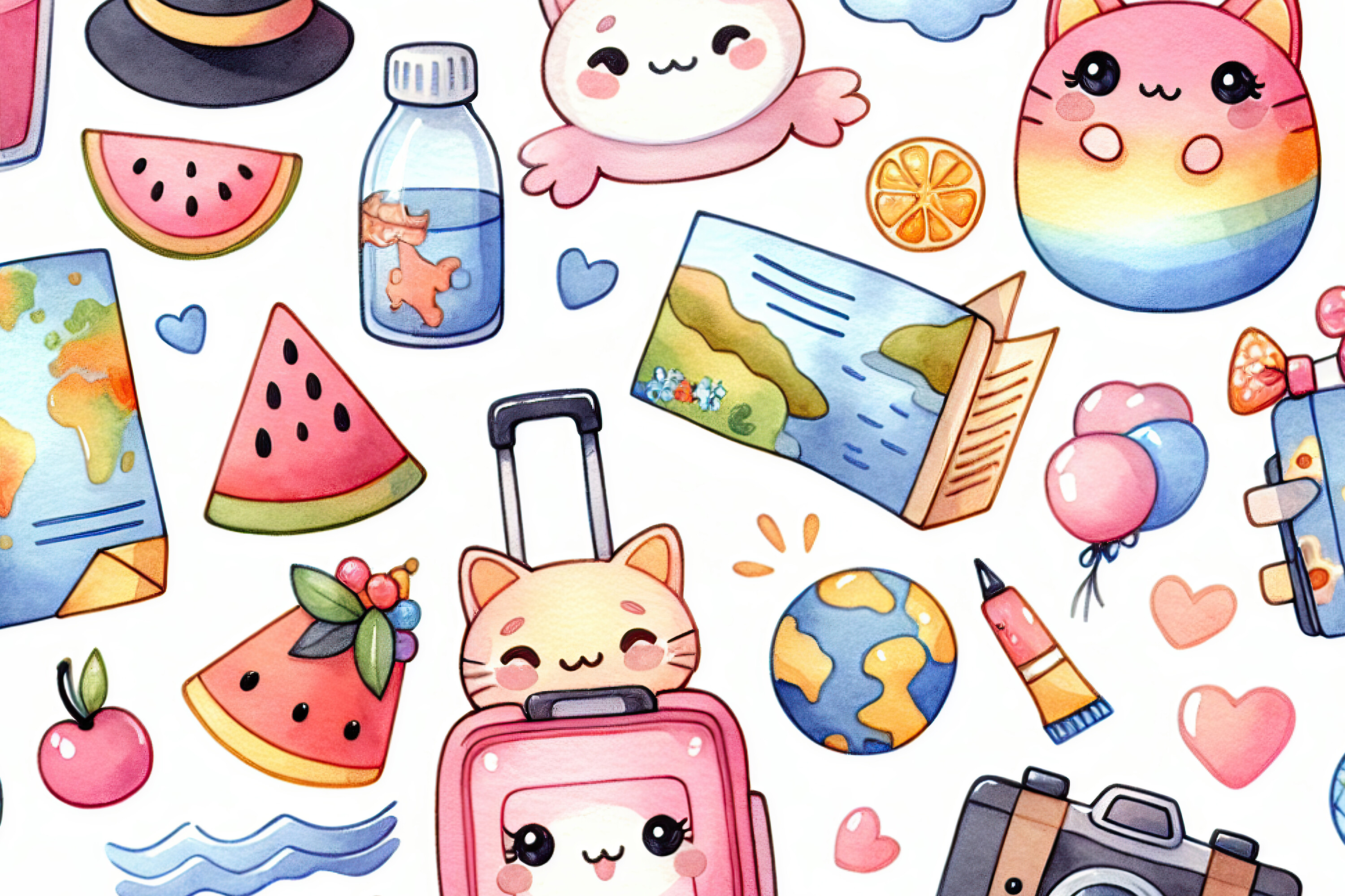 Mixed Elements Background Graphic by Creative World · Creative Fabrica