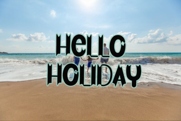 Scary Spooky Font PNG with transparent background - Preview 2