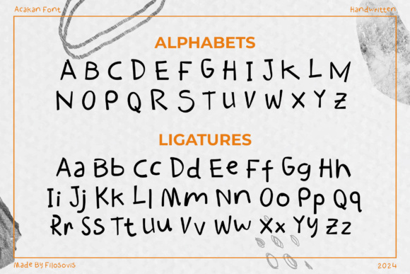 Acakan Font - Preview 1