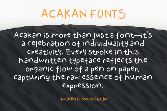 Acakan Font - Preview 3