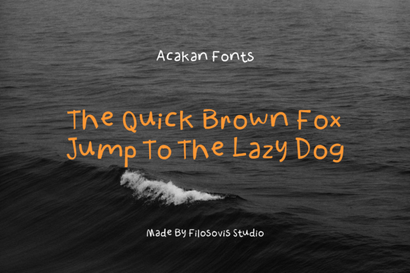 Acakan Font - Preview 4