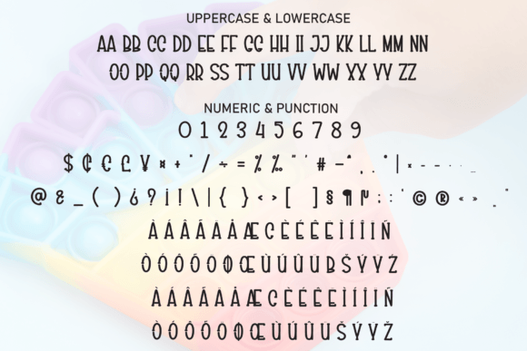Baby Rainbow Font - Preview 6