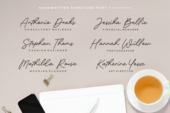 Bentleycraft Font PNG with transparent background - Preview 4