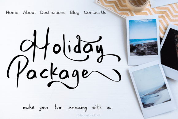 Biladhelpia Font - Preview 5