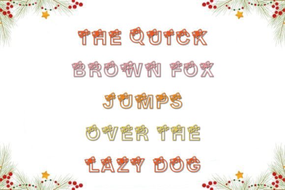 Bow Stacked Font - Preview 1