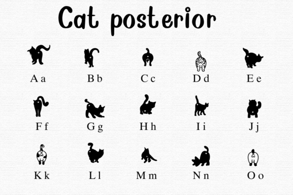 Cat Posterior Font - Preview 1