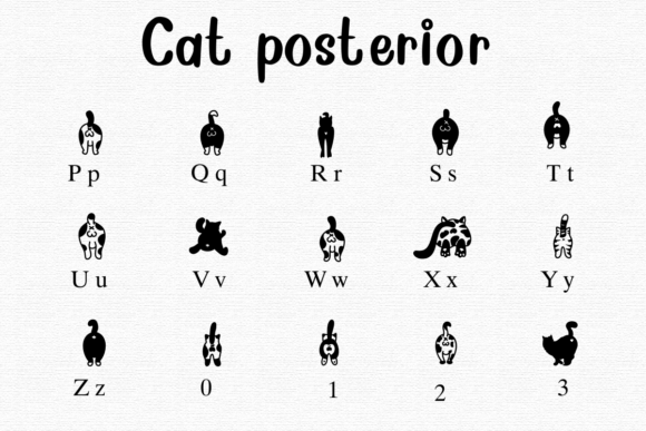 Cat Posterior Font - Preview 2