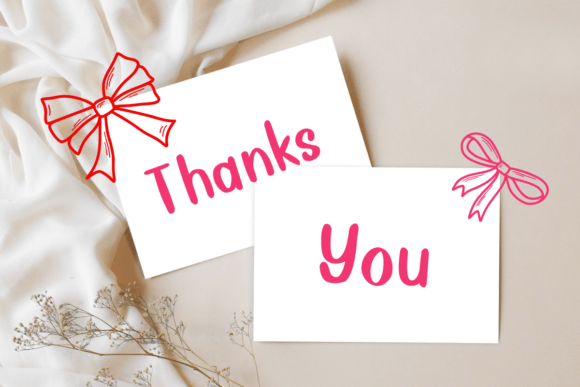 Coquette Ribbon Font - Preview 6