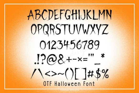 Creepy Spooky Font - Preview 1