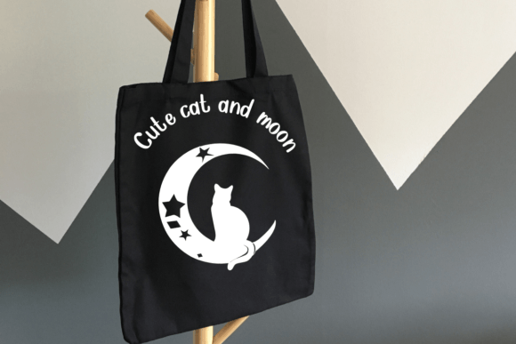 Cute Cat and Moon Font - Preview 5