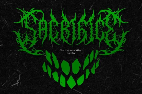 Daemonize Evils Font - Preview 2