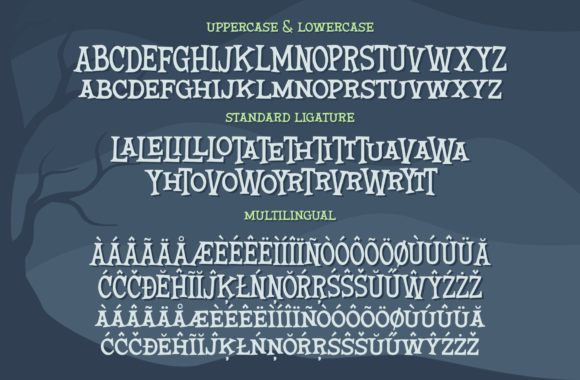 Fear Night Font - Preview 4