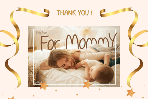 For Mommy Font PNG with transparent background - Preview 5