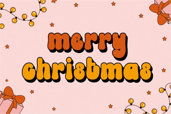 Groovy Christmas Font - Preview 2
