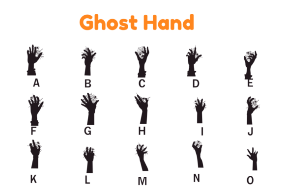Ghost Hand Font - Preview 3