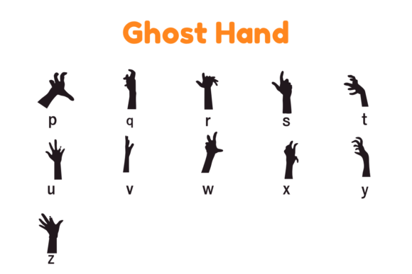 Ghost Hand Font - Preview 6