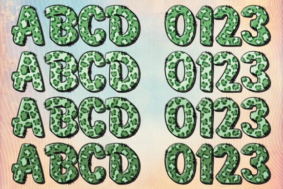 Green Leopard Font - Preview 1